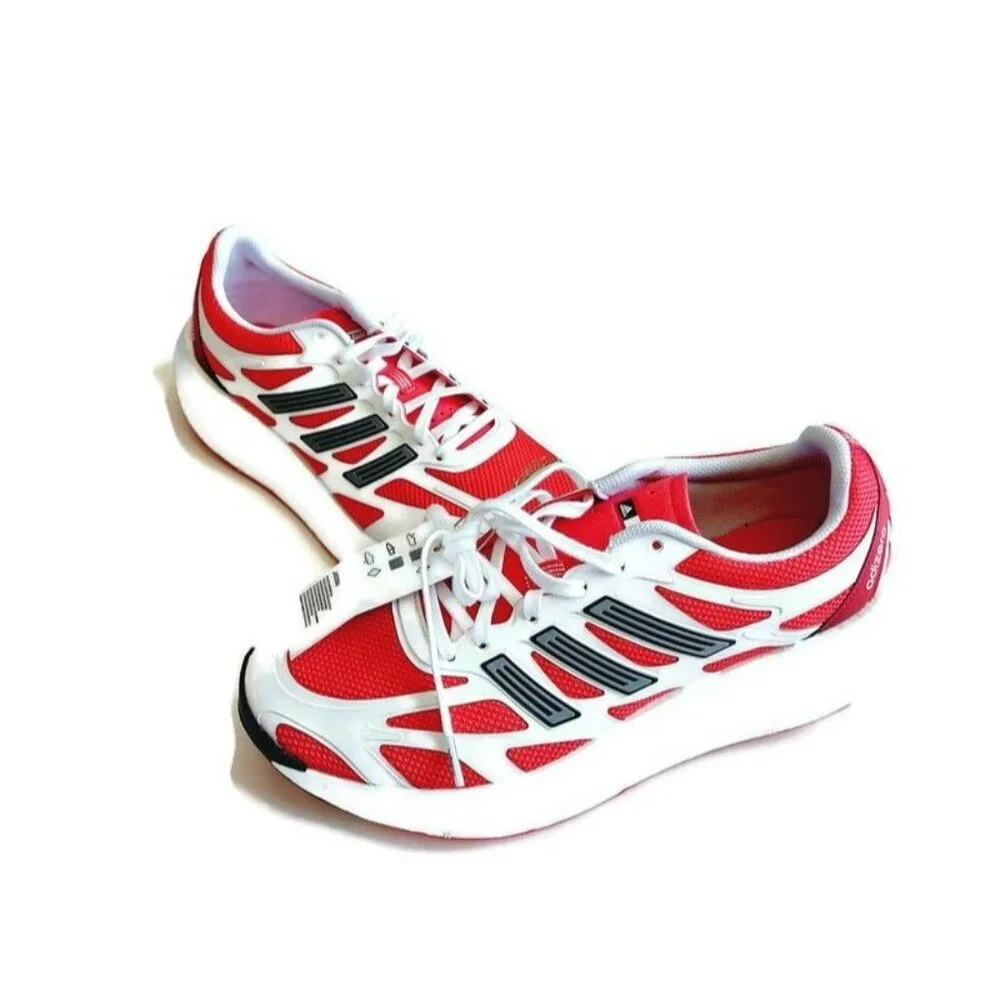 adidas Adizero Aruku Mens Size 11 Casual Sneakers Shoes Cloud White Pure Ruby